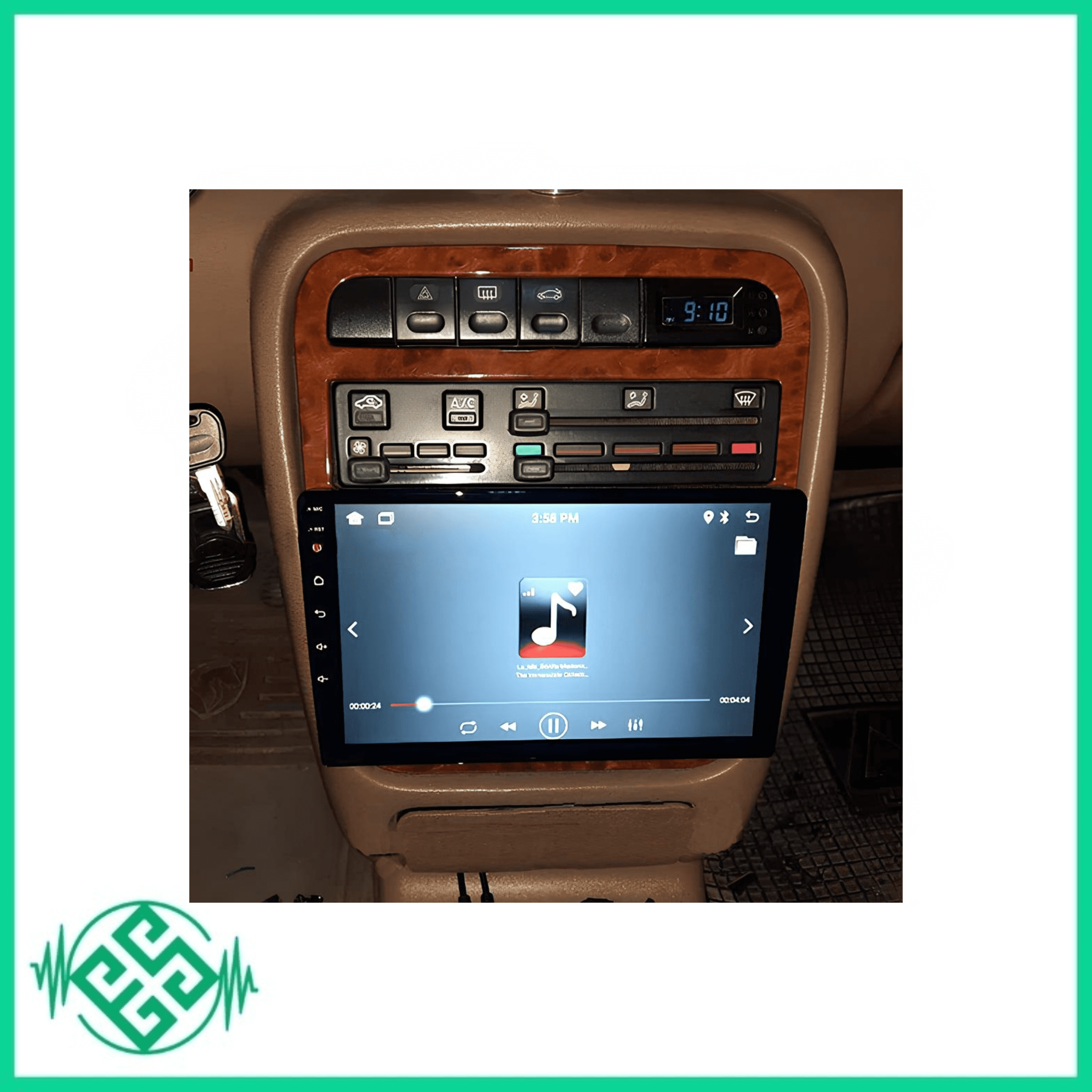 مانیتور اندروید سمند داشبورد قدیم مدل T3L