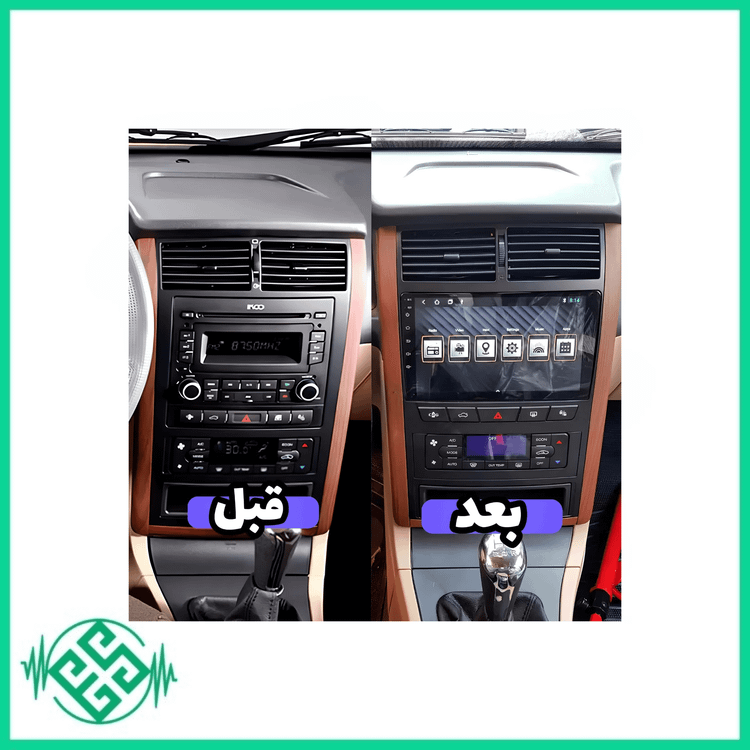 مانیتور اندروید پژو 405 جدید مدل MTK