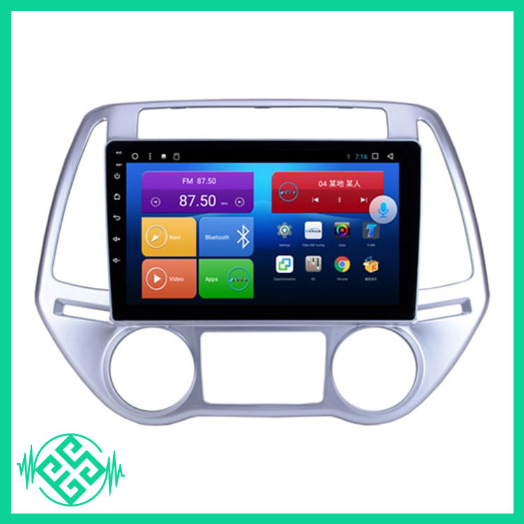 مانیتور اندروید هیوندای i20 مدل MTK