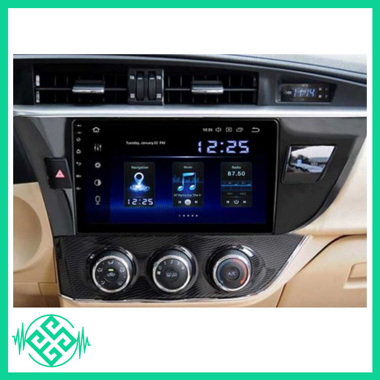 مانیتور اندروید تویوتا کرولا 2013 تا 2015 مدل MTK