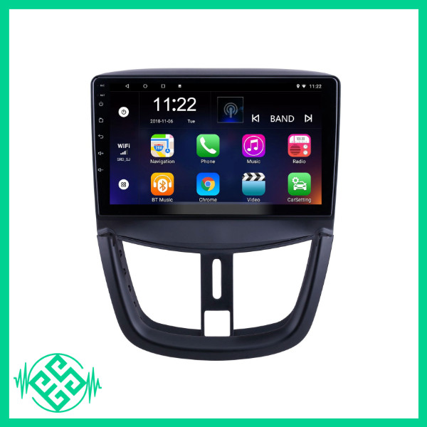 مانیتور اندروید پژو 207 مدل MTK