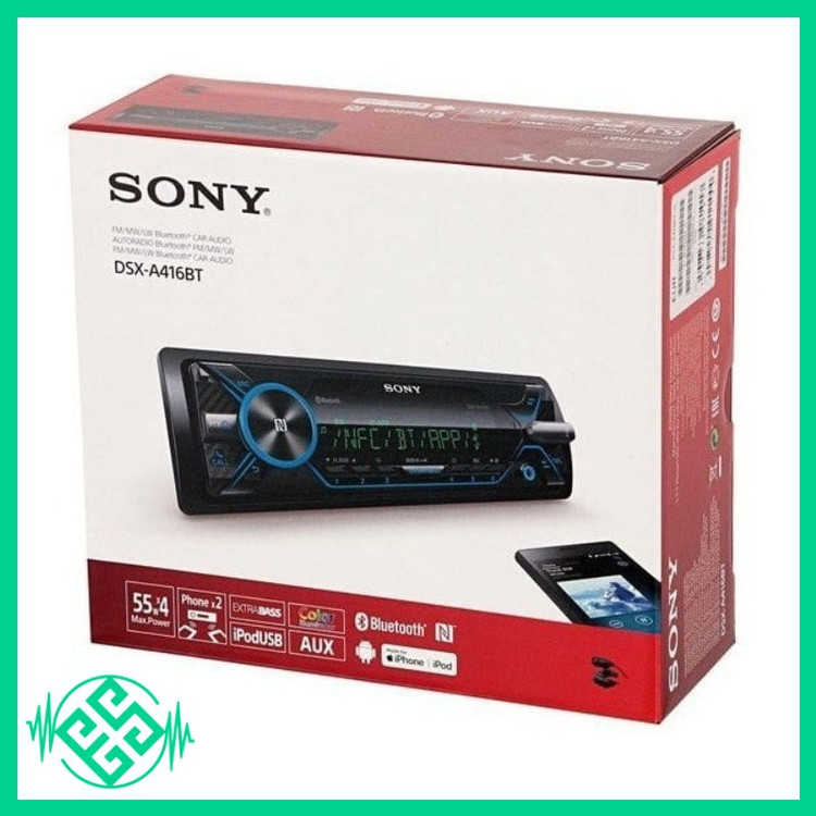 پخش کننده خودرو سونی مدل DSX-A416BT