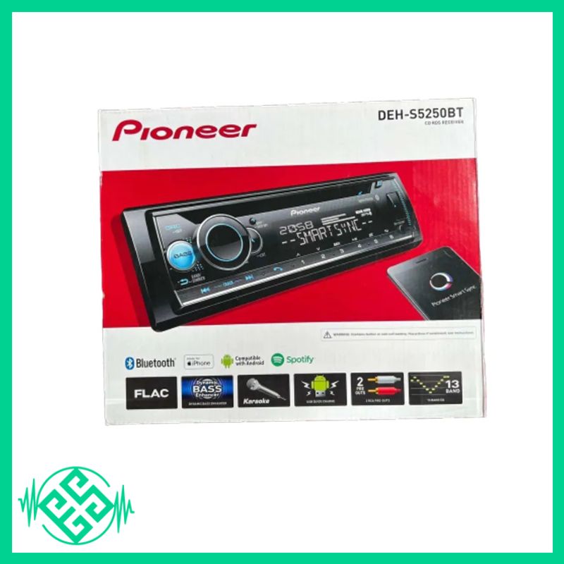 پخش کننده خودرو پایونیر مدل DEH-S5250BT