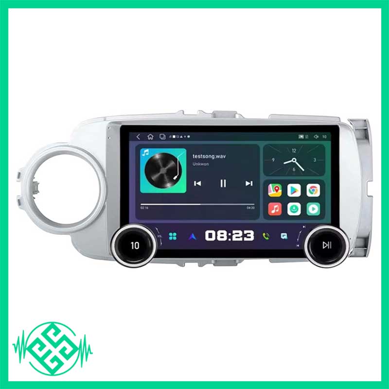 مانیتور اندروید ولوم دار دایموند تویوتا یاریس 2012