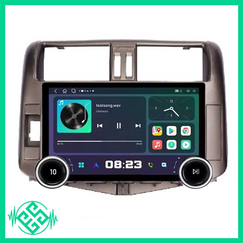 مانیتور اندروید ولوم دار دایموند تویوتا پرادو 2012