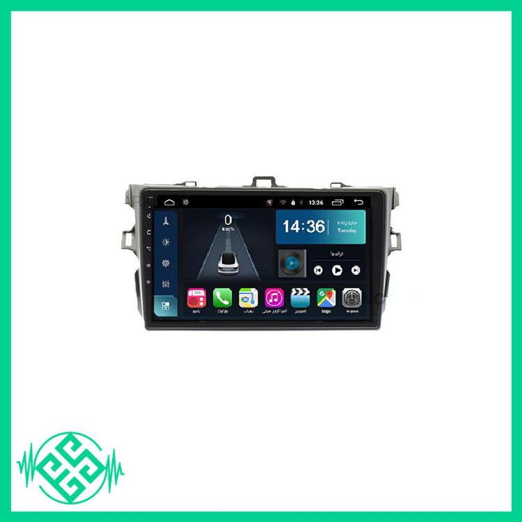 مانیتور اندروید تویوتا کرولا 2006-2013 مدل T3L