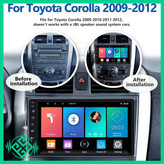 مانیتور اندروید تویوتا کرولا 2006-2013 مدل T3L