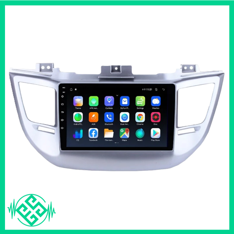 مانیتور اندروید هیوندای ix35 مدل T3L