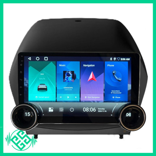 مانیتور اندروید ولوم دار دایموند هیوندای توسان ix35 قدیم